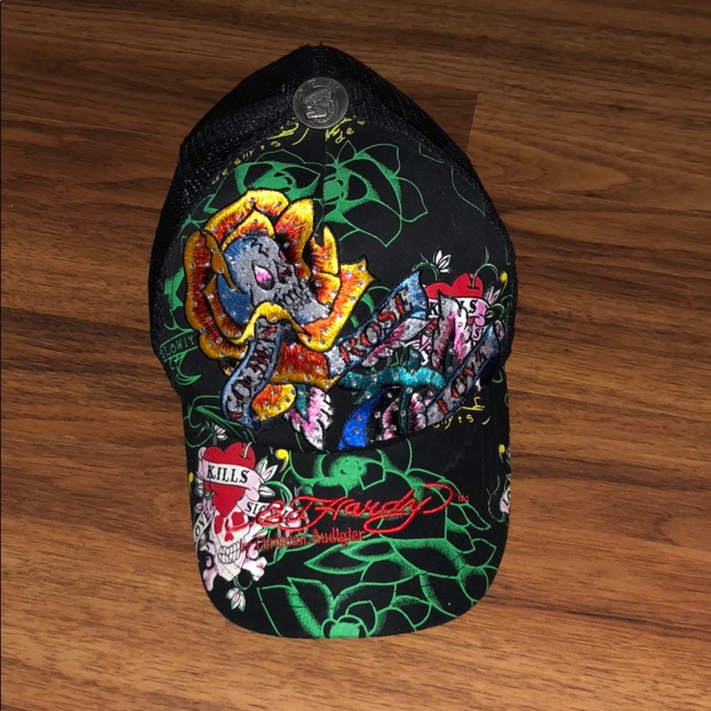 Rare Ed Hardy Vintage hat mint condition